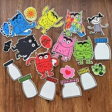 1 My Emotion Monsters Felt Board Set - Interactive Storytelling Kit With Flannel Board And Characters - Essential For Preschool Teachers, Social Emotional Learning Tools, Homeschool Classroom Materials, Child Therapy Aids, Montessori Storyboards, Back-To-School Counseling Resources, Early Education Activity Kit
