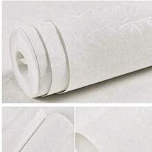 1 Rollo de papel tapiz de lino gris claro para decoración del hogar, autoadhesivo, despegable y pegajoso para dormitorio, comedor, cocina, gabinetes, paredes, mostradores, muebles, renovación de habitaciones, decoración de salas de estar. Resistente a la humedad y removible.