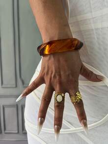 3件套/1件串珠手链，金色手链，宽手链，厚手链，手链套装，宽手链，女士手链，送她的礼物 - 彩色 - 查看 14