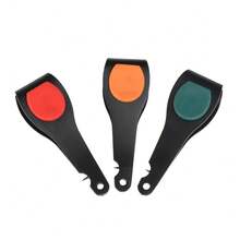 Topline Tackle 1pc Multi-Functional Stainless Steel Fishing Scissors, Fishing Line Cutter, Orange/ Color, With Retractable Clip