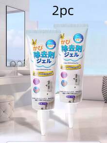 Mold Removal Gel Cleaner - Suitable For Household Kitchen Sinks, Walls, Tiles, Bathrooms, Washing Machines And Refrigerators. Effectively Cleans Dirt Without Scrubbing - Easy To Use And Clean Thoroughly Caulk - Front Load Washer Cleaning SolutionMold Remover Gel - Effective Mold Cleaner For Household Shower, Kitchen Sinks, Walls, Tiles, Grout, Bathrooms, Washing Machine And Refrigerator Strips Heavy Duty Gel Cleaner