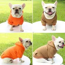 Pet Dog Clothes Small Medium-Sized Dog Schnauzer Pure Cotton Hooded Sweatshirt Luxury Designer Clothes Wholesale Supplier - Đỏ - Xem 6