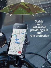 Mini Outdoor Phone Parasol With Universal Suction Cup Holder, Outdoor Anti-Glare Parasol, Polyester Fiber, Rain And Sun Protection, Universal Adjustable Anti-Glare Outdoor Phone Holder, Suitable For Mobile Phones, Kindles, Pads, Smartphones Umbrella For Women Umbrella Rainproof Windproof