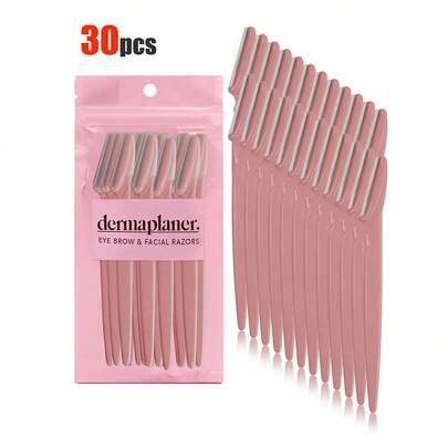 48/24/12/6/3/1 Parça Çok Renkli Kaş Düzeltici ve Tıraş Makinesi, Nasır Sökücü, Vücut Kılı Düzeltici ve Yüz Kaş Jilet Seti, Uzun Saplı Güvenlik Bıçakları ve Hassas Koruyucular, Evde veya Seyahatte Kullanım İçin Kaş Bakım Aleti, Hediye, Seyahat, Ucuz Ürünler, Seyahat İçin Gerekli Malzemeler