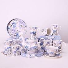 Juego de tazas de café de cerámica, taza de té de porcelana grande con asa, regalo de Navidad, regalo de inauguración de casa - apto para microondas y lavavajillas, juego moderno de tazas de café de cerámica con asa para té/latte/capuchino/leche/cacao, regalo de fiesta de té de la tarde, cumpleaños, Acción de Gracias