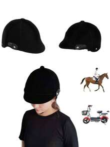 1pc High Quality Thick Electric Motorcycle Protective Helmet, Breathable Equestrian Helmet, Horse Riding Helmet, Racing Helmet For Men And Women, Equestrian Supplies