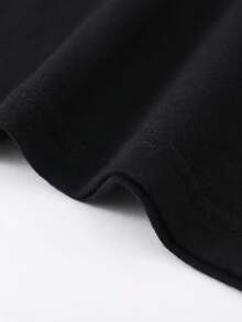 Runave - Camiseta especial clásica de manga corta unisex con cuello redondo - Negro - Ver 5