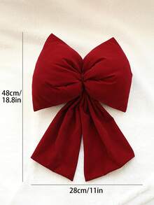 1pc 3D Bow Decor, Decorative Hanging Ornament, Available In S/M/L/XL Sizes, Suitable For Indoor Or Outdoor Party Decor, Wedding Decor, Valentine's Day