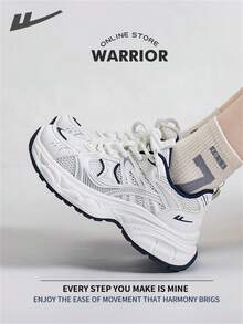 WARRIOR Warrior Comfortable Street Style Chunky Shoes For WomenSpring And SummerComfortable Running Shoes Modest Style Casual Yet Sleek Sneakers Applicable Throughout The Year Wear-Resisting All-Day Wear Training Sneakers