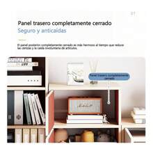 Armario Closet De Almacenamiento Con Cerradura Multiusos - Blanco - Ver 4