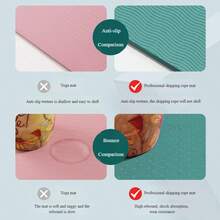 Aouloves Hopprep | Förtjockad yogamatta för aerobics | Tyst