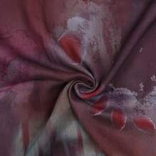 Watercolour Floral Printed Hijab Scarf Women Soft Modal Cotton Instant Hijab Wraps Shawls Long Scarves - Màu 15 - Xem 6