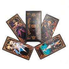 Edição de Colecionador Tarô Unissex: Deck Premium Embelezado com Ouro com Personagem Geo Archon para Adivinhação do Solstício de Inverno