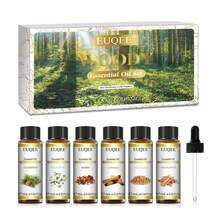 Set de regalo de aceites esenciales EUQEE, Set de 6 piezas/12 piezas de aceites esenciales de aromaterapia, Set de aceites con aroma a frutas, Adecuado para difusor, aromaterapia, velas, jabón, Múltiples tamaños disponibles, Set de regalo de aceites esenciales premium - Múltiples aromas - Ver 14