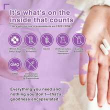 BUPORAI Women's 50+ Complete Multivitamin - Supports Immune Health, Boosts Metabolism, Reduce Menopause, Maintains Vitality And Health -120pcs - 120粒膠囊 - 查看 4