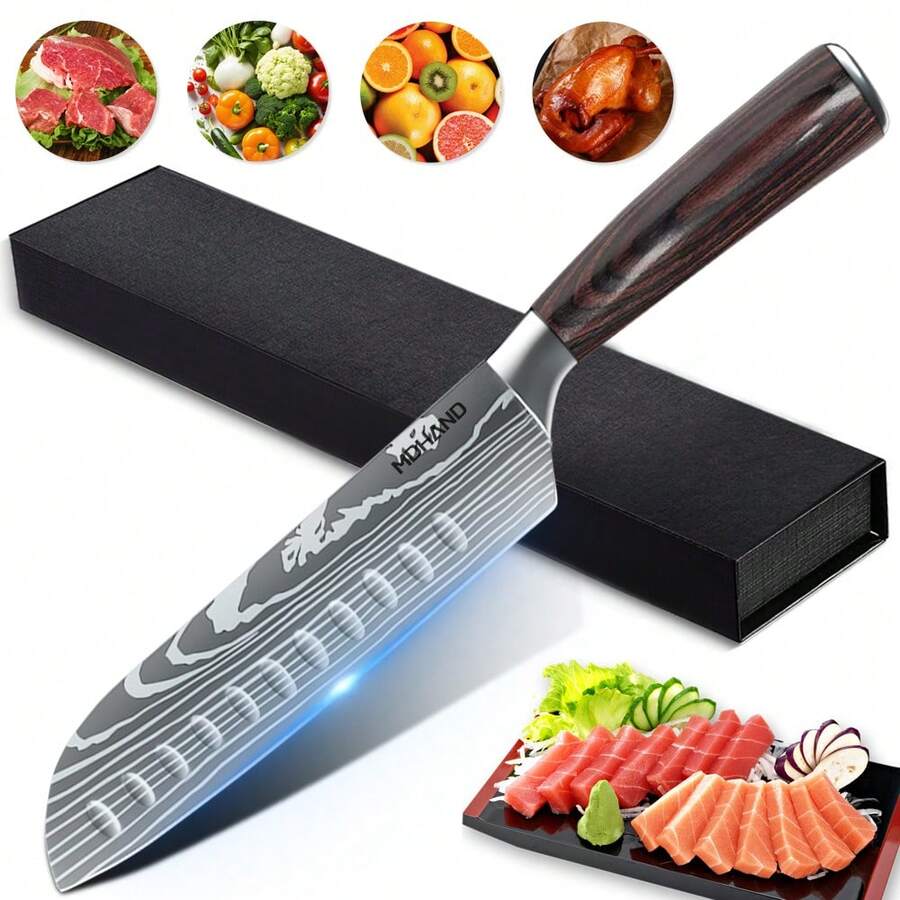 Professional Kitchen Chef Knife - Ultra Sharp Meat Cleaver And Vegetable Kitchen Knife, Chef Knife For Home And Kitchen, Home Cooking Gifts For Women And Men - D - View 1