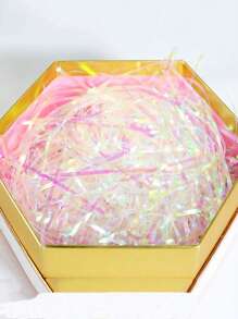 30g Colorful Raffia Gift Box Filler Paper Shreds - White - View 7