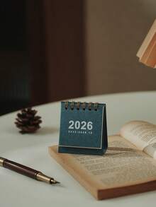 Cirelle 1pc Minimalist 2026 Mini Desktop Calendar, Suitable For Desk Decor