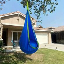 升级版多色舒适充气吊床，带座垫，可手洗，适合室内外休闲娱乐，是感恩节、圣诞节或新年庆祝活动的完美礼物