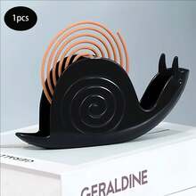 قطعة واحدة أو قطعتان من موقد طارد البعوض الأنيق والإبداعي بتصميم خارجي على شكل قوقعة وقطة، مناسب للاستخدام الداخلي والخارجي، مصنوع من مواد متينة مثل البولي بروبلين والحديد المطاوع، يتناسب تماما مع عيدان البخور والعود وطارد البعوض، رف طارد البعوض الجميل، حامل موقد البخور الزخرفي، وملحقات طارد الحشرات للاستخدام المنزلي والمكتبي