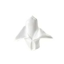 Mejore su experiencia gastronómica con nuestro lujoso juego de 10 servilletas de satén de poliéster en dorado, blanco, azul y amarillo - 43 x 43 cm - Blanco - Ver 6