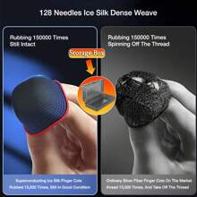 New Helmet Pattern Finger Sleeves, Anti-Slip & Sweat-Proof Gaming Finger Sleeves, Enhance Touchscreen Fluency, Designed For Mobile Gamers