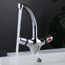 YUNRUX Rubinetti per lavabo - Argento - Visualizzare 7