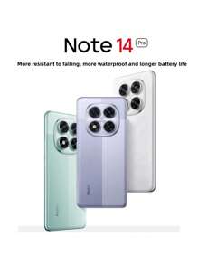 Xiaomi Xiaomi Redmi Note 14 Pro Smartphone, 8GB+128GB, IP68 Dust & Water Resistant, Dimensity 7300-Ultra Chip, 50MP Sony Large Aperture Super Sensitive Camera, 5500mAh Large Battery With 45W Fast Charging, Long Battery Life, Chinese Version Dual SIM, Supports English And Chinese