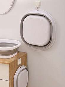 3/1 Stück tragbare Fußsprudelbad Schüssel, Kunststoff Fußwanne, faltbare Badewanne, Wäschekorb, Waschschüssel, platzsparende Aufbewahrungsbox, faltbare Silikonschüssel, faltbare Waschschüssel, tragbare Fußwaschbecken, faltbare Massage Fußsprudelbad Schüssel, Fußpflege Werkzeuge, faltbare Waschschüssel, Gemüsewaschwanne, Fußwaschbecken - Grau - Übersicht 10