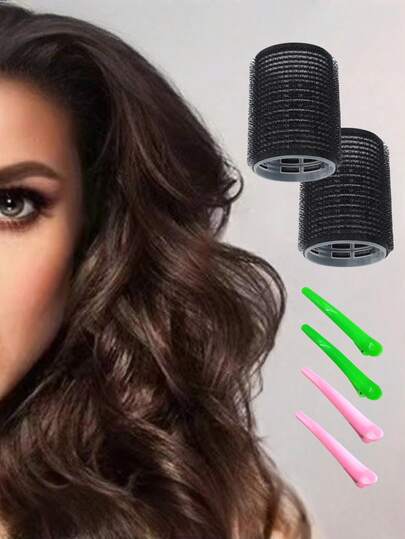 2 pezzi Bigodini per capelli con fermagli a papera, adatti per capelli lunghi, medi, corti, spessi, fini e frangia, per creare acconciature voluminose fai-da-te (nero), bigodini, spazzola per capelli ricci, bigodini, prodotti per capelli ricci, bigodino, bigodini per capelli, ricci, strumenti per capelli ricci, bigodino, capelli ricci, ricci senza calore, ricci senza calore, bigodino, barbiere, accessori per capelli, prodotti per capelli, bigodini, accessori da barbiere, viaggio, bigodini, accessori per capelli, prodotti per capelli ricci, bigodino, bigodini per capelli, attrezzatura per parrucchieri, ricci, strumenti per capelli ricci, bigodino, Natale, barberia, arricciacapelli, accessori da barbiere, accessori per capelli, arricciacapelli, parrucchiere, onde senza calore, articoli da viaggio, acconciatura, parrucchiere