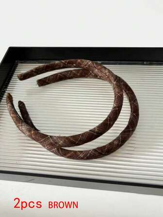 1 Stück Damen gestreiftes Lässig Polyester Stirnband, geeignet für alle Jahreszeiten, Haarband, Haarreifen Haarschmuck