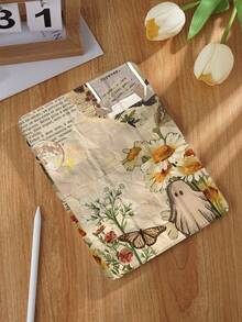 Forest Ghost Collage Pattern Tablet Protective Case, Suitable Compatible With Ipad 9.7/10.2/10.5/10.9/12.9/Pro 11 (10th Gen), Galaxy Tab S6 Lite 10.4 Inch, Kindle Paperwhite 12th Gen (2024 Release), Kindle 11th Gen (2022 Release), Offers Soft Shock Protection, Supports Smart Stand/Auto Wake/Sleep Function. - Multicolor - View 2