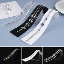 Necklace Organizer Holder Stand Bracelet Case Jewellry Exhibitor Watch Display Acrylic Riser Jewellery Counter Accessories