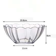 1 件透明沙拉碗、商用塑料防滴圆形果冻碗、塑料碗、蔬菜水果碗、防滴沙拉碗、水果桶、蔬菜、塑料茶碗、圆形碗、适用于厨房、派对、节日和庆祝活动、可重复使用的沙拉碗、服务、厨房准备用的甜点碗、甜点、蘸酱和糖果盘或坚果碗、学校用品 - 無色 - 查看 20