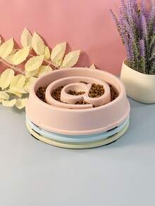 Süßigkeiten-Farbe @ geformte Langsam-Fressnapf, Anti-Verschlingen Hund Katze Langsam-Fress-Napf