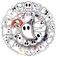 50pcs Cute Ghost Stickers, Creative Graffiti Stickers For Luggage, Skateboard, Tablet, Cartoon Decorative Stickers - Multicolor - View 7