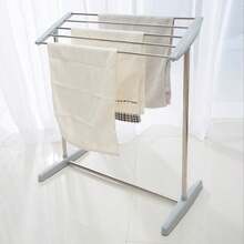 Compact Stainless Steel Drying Rack For Underwear, Socks & Towels​ - Grey - View 3