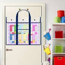 Bolsa transparente grande para documentos - Material de PVC resistente, diseño de cara frontal, convertible a mochila o de mano, adecuada para oficina, proyectos artísticos, carteles, portafolios - Profesionales, estudiantes, artistas - Disponible en rojo/azul/negro, carpeta de archivo portátil, material de PVC duradero, bolsa multiusos, tela resistente al desgarro, diseño creativo personalizado