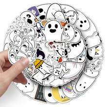 50pcs Cute Ghost Creative Graffiti Stickers For Luggage, Skateboard, Tablet, Cartoon Decals - Multicolor - View 8