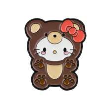 Sanrio 可爱珐琅别针 翻领别针 背包上的徽章 女士胸针 衣服礼物 珠宝 时尚配饰