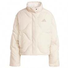 Adidas Nueva chaqueta corta informal de plumas para mujer.