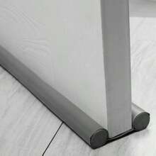 1pc Unilateral Door Bottom Sealing Strip/Double-Sided Door Bottom Sealing Strip Wear-Resistant Leather Door Seam Affixed With Sound Strip, Dust And Insect Proof Self-Adhesive Door Sealing Strip