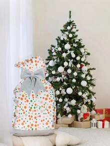 2pcs Large Silver Flashing Ribbon Bow Ties, Red Bows - Christmas Wreath Bows, Christmas Flashing Bow Wreaths, Christmas Tree Party Decorations, Christmas Decorative Wreath Decorations, Suitable For Big Gifts - Indoor/Outdoor Use - Silver - View 7