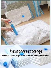 20/15 قطعة أكياس ضغط وختم فراغي، أكياس تخزين فراغية، أكياس سحاب فراغية، أكياس أمتعة موفرة للمساحة، أكياس ضغط للسفر، أكياس تخزين ملابس قابلة للطي، منظمات خزانة، أغطية سرير، ملابس شتوية - توفر 75% من المساحة، مقاومة للرطوبة والحشرات