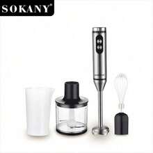 SOKANY 02011 Handheld Blender 800W High Power 4-In-1 Multi-Function 304 Stainless Steel Blade Pure Copper Motor 5+2 Speed Settings Suitable For Blending, Juicing, Meat Grinding And More - EU C Type Plug(220-240V) - View 5