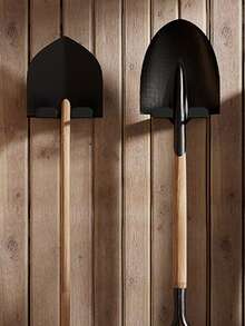 Wall-Mounted Garage Organizer For Garden Tools - Durable Iron Trimmer And Whacker Holder With Multi-Purpose Hooks, Anti-Rust Matte Finish, Space-Saving Design For Home And Workshop, Garden Tool Organizer