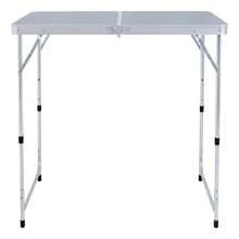 Practical Double Aluminum Table 120x60 Mor Camping And Events - Multicolor - Ver 4