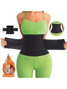 1pc Women Sports Waist Trainer Belt, Cross-Border High Elasticity Tummy Control Girdle, Breathable Mesh Waist Cincher Belt For Workout Exercise Waist Belt Suitable For Workout Home Sports And Walk - Girdle - View 10