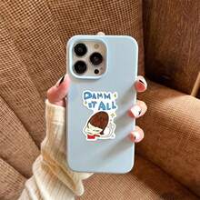 50 piezas de pegatinas de personajes de dibujos animados abstractos, adecuadas para decorar portátiles, fundas de teléfonos - Multicolor - Ver 10