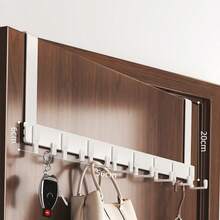 1pc/2pcs New Punch-Free Door Hooks, Over-The-Door Hangers, Extended Door-Mounted Clothes Hanging Racks, A Must-Have For Hanging Clothes. They Are Perfect For Bedroom Storage And Organization. - Nhiều màu - Xem 10